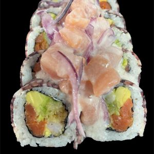 06. Salmon Ahumado Camaron Apanado Palta / Acevichado Rolls